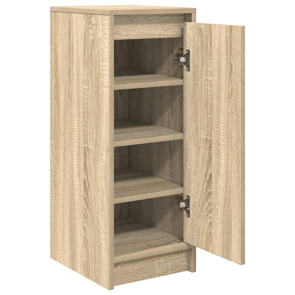 Schuhschrank Sonoma-Eiche 29,5X34X76 Cm Holzwerkstoff Sonoma Eiche