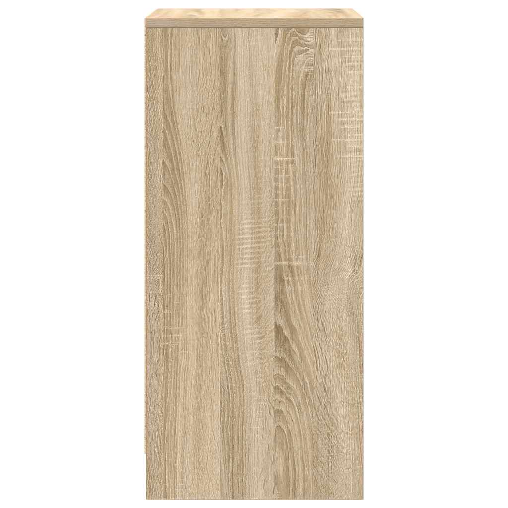 Schuhschrank Sonoma-Eiche 29,5X34X76 Cm Holzwerkstoff Sonoma Eiche