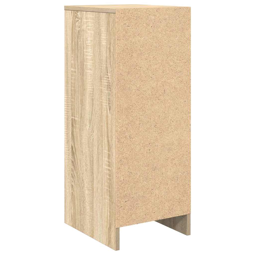 Schuhschrank Sonoma-Eiche 29,5X34X76 Cm Holzwerkstoff Sonoma Eiche