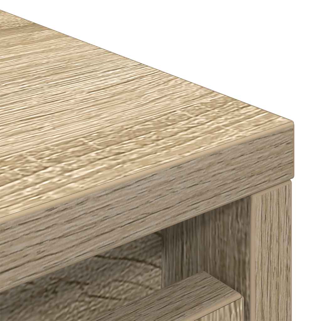 Schuhschrank Sonoma-Eiche 29,5X34X76 Cm Holzwerkstoff Sonoma Eiche