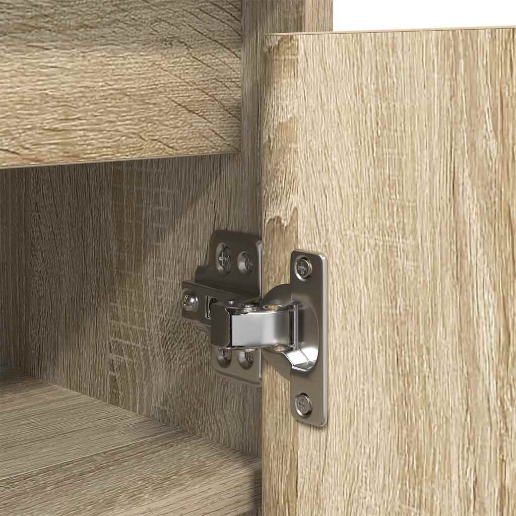 Schuhschrank Sonoma-Eiche 29,5X34X76 Cm Holzwerkstoff Sonoma Eiche