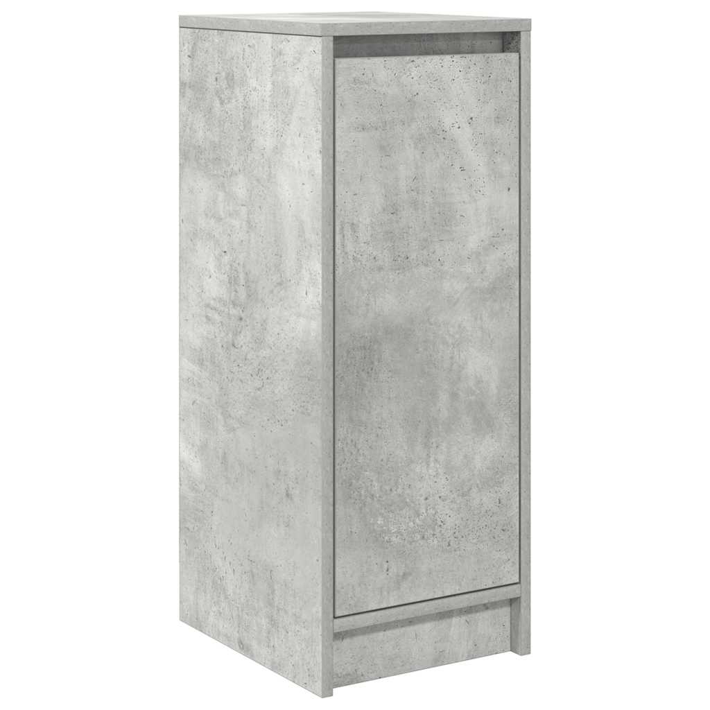 Schuhschrank 29,5X34X76 Cm Holzwerkstoff Betongrau