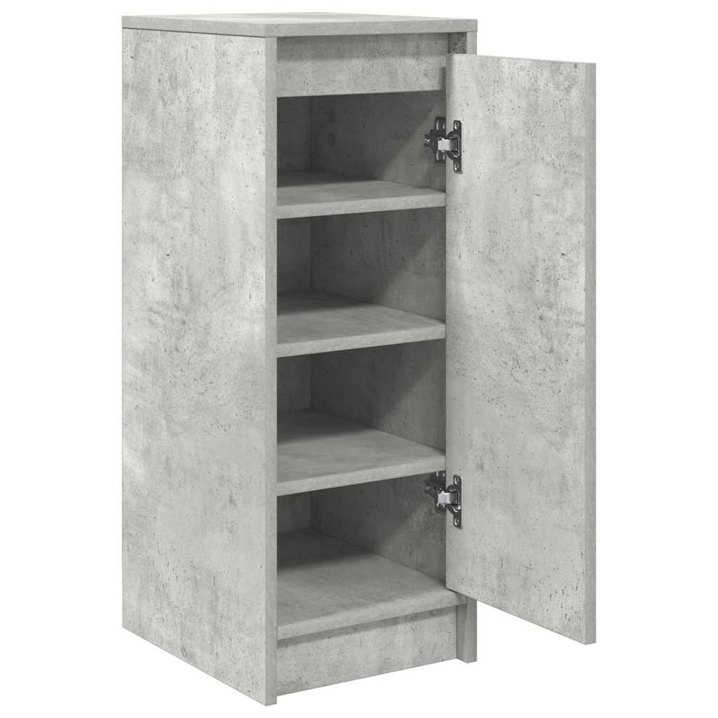 Schuhschrank 29,5X34X76 Cm Holzwerkstoff Betongrau