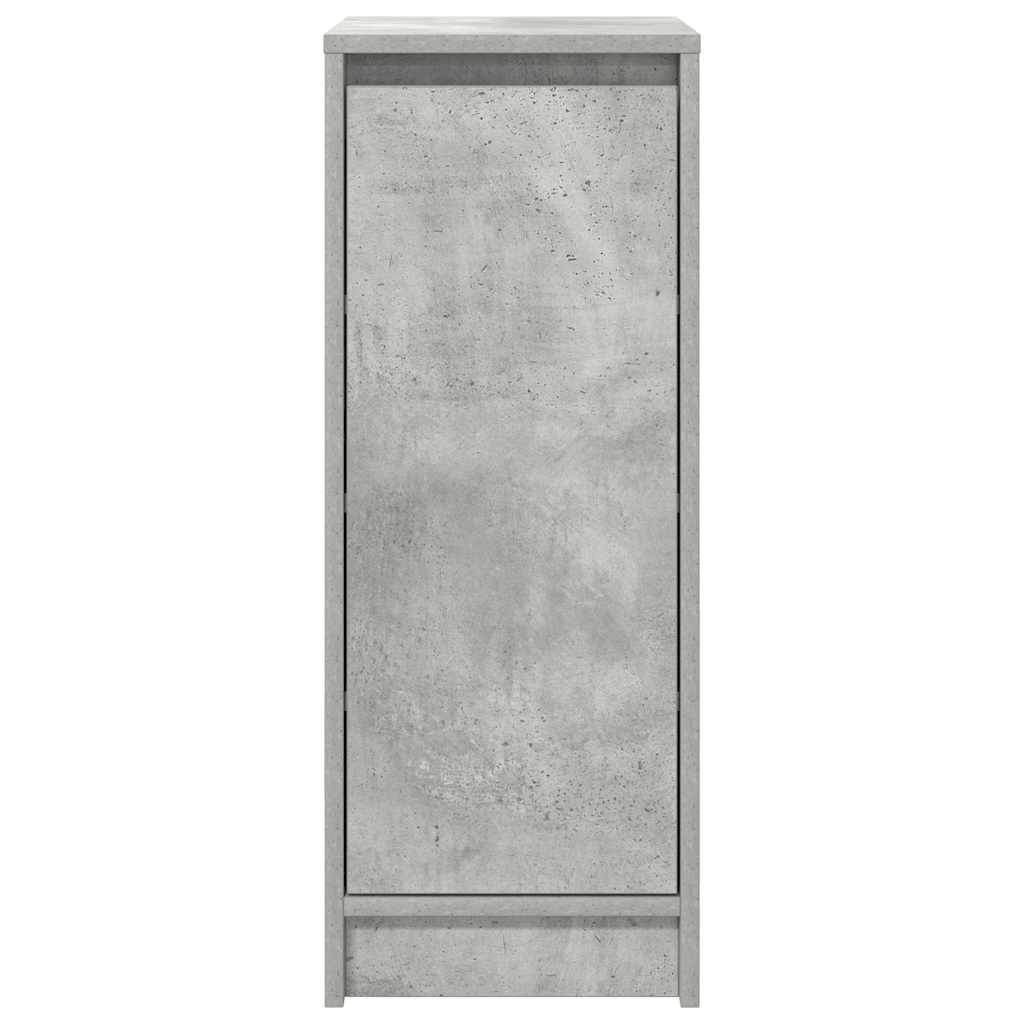 Schuhschrank 29,5X34X76 Cm Holzwerkstoff Betongrau