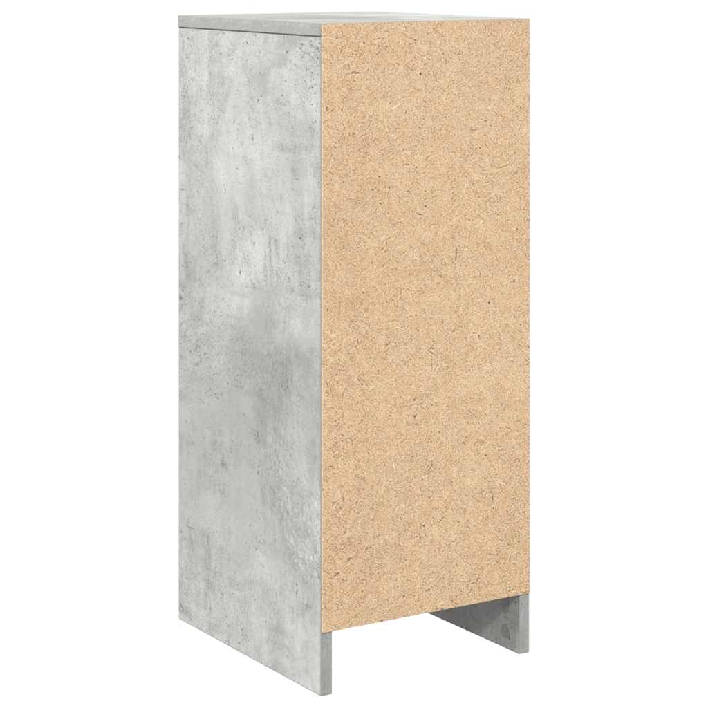 Schuhschrank 29,5X34X76 Cm Holzwerkstoff Betongrau