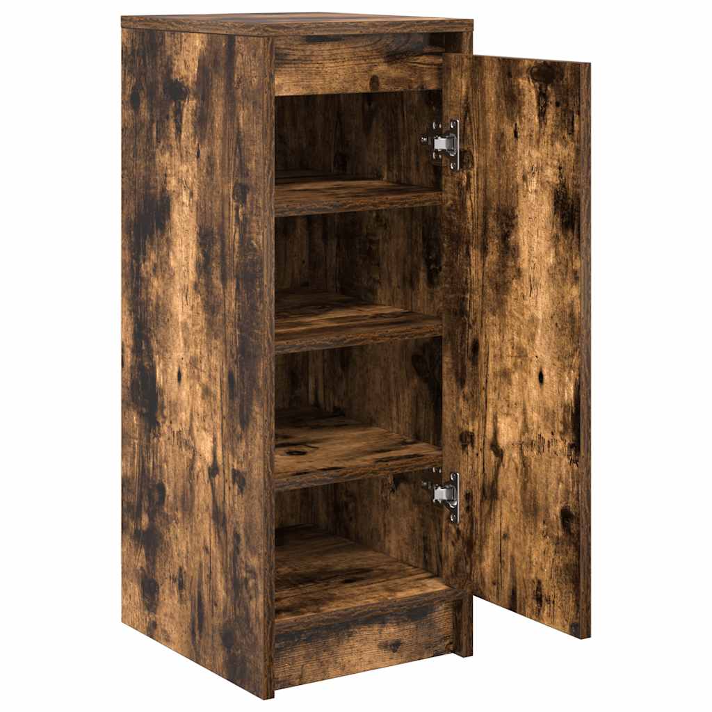 Schuhschrank 29,5X34X76 Cm Holzwerkstoff Räuchereiche
