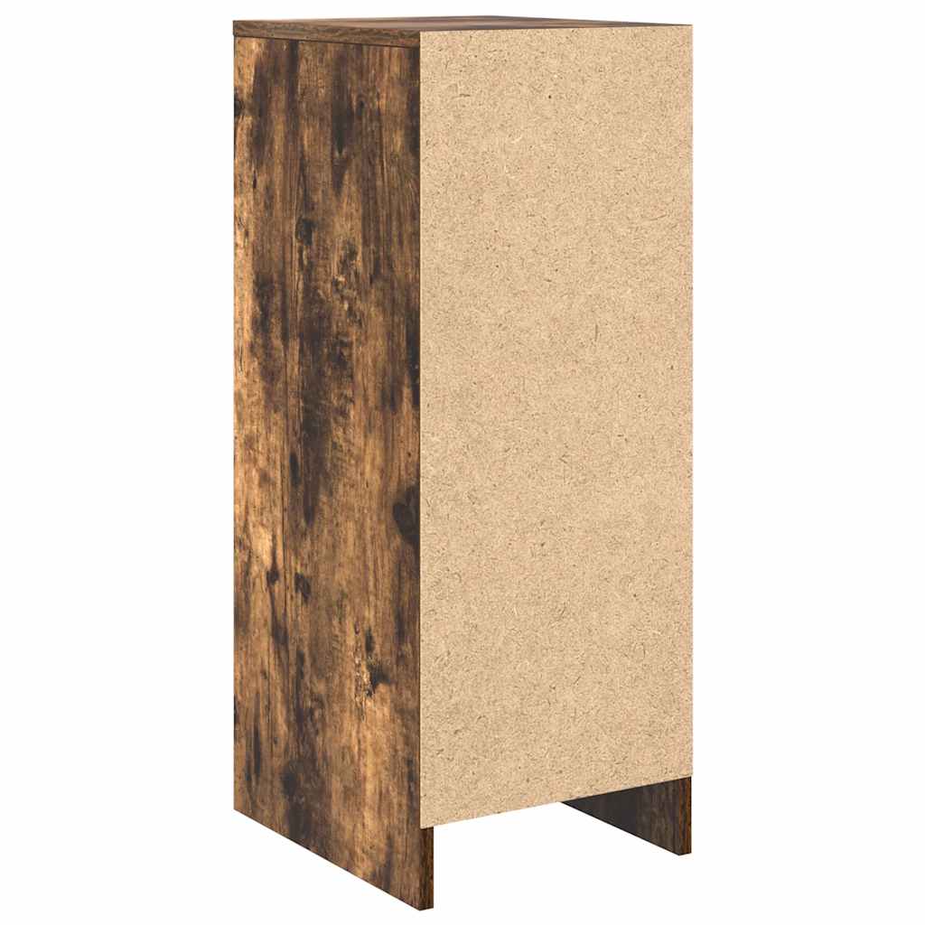Schuhschrank 29,5X34X76 Cm Holzwerkstoff Räuchereiche