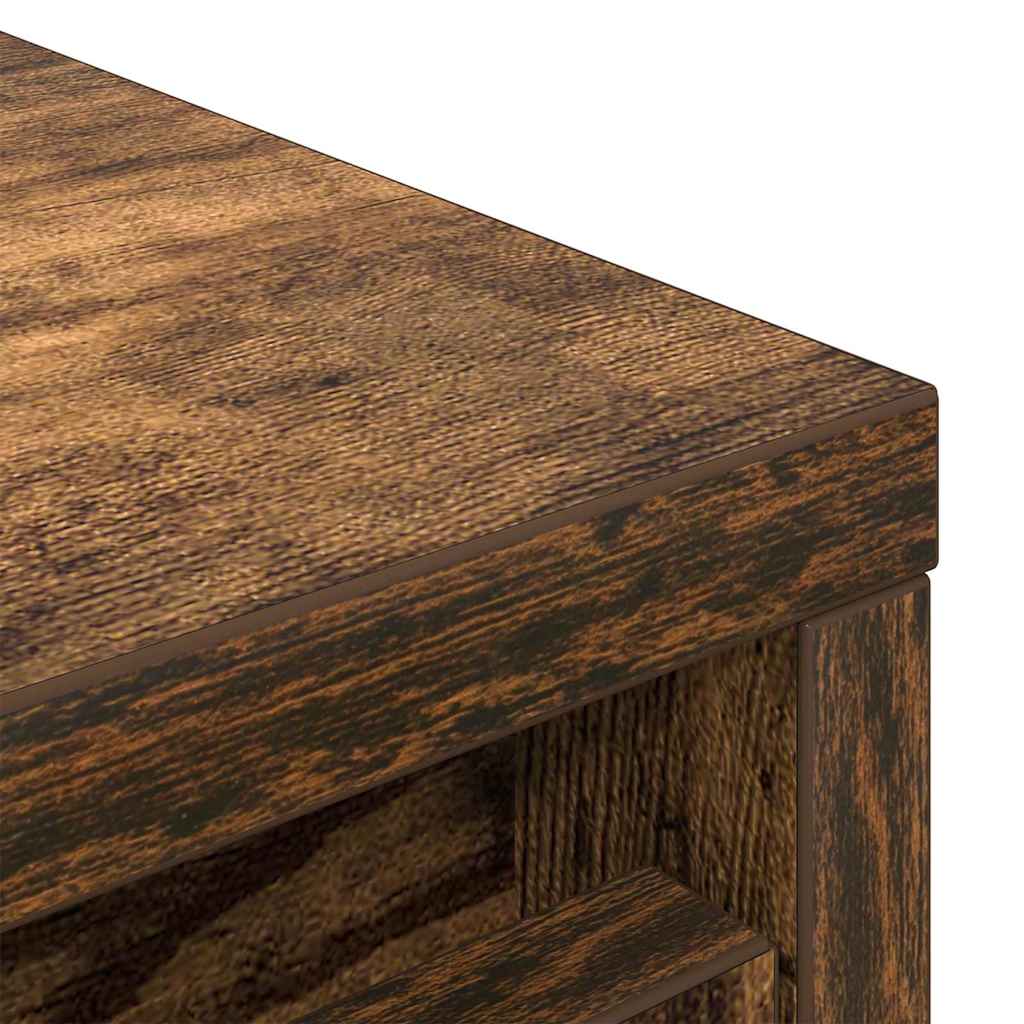 Schuhschrank 29,5X34X76 Cm Holzwerkstoff Räuchereiche