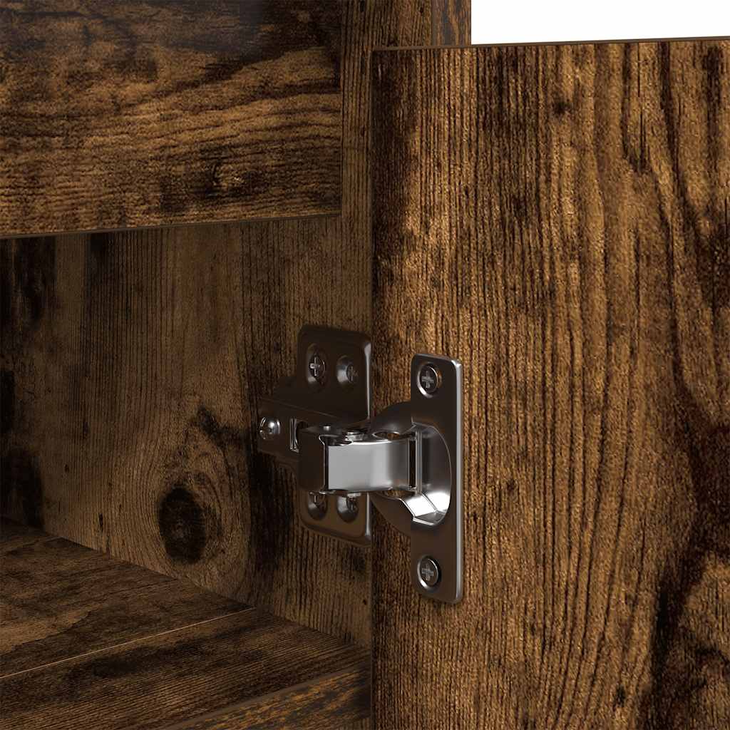 Schuhschrank 29,5X34X76 Cm Holzwerkstoff Räuchereiche