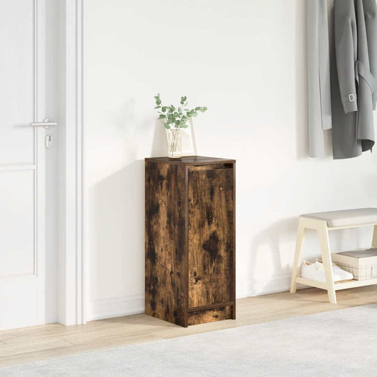 Schuhschrank 29,5X34X76 Cm Holzwerkstoff Räuchereiche