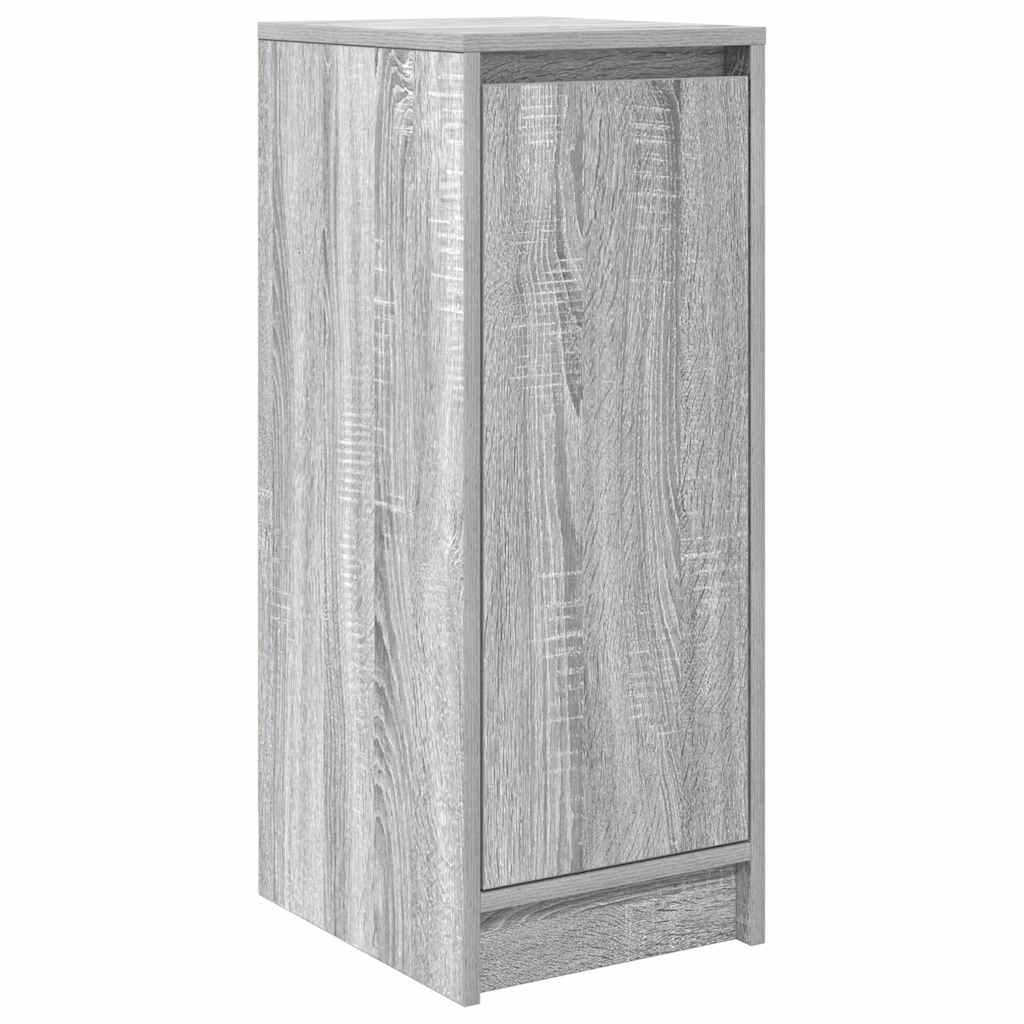 Schuhschrank 29,5X34X76 Cm Holzwerkstoff Grau Sonoma