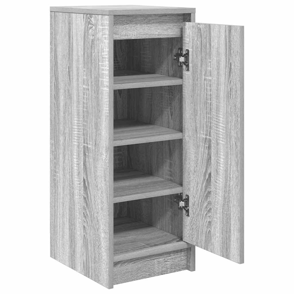 Schuhschrank 29,5X34X76 Cm Holzwerkstoff Grau Sonoma