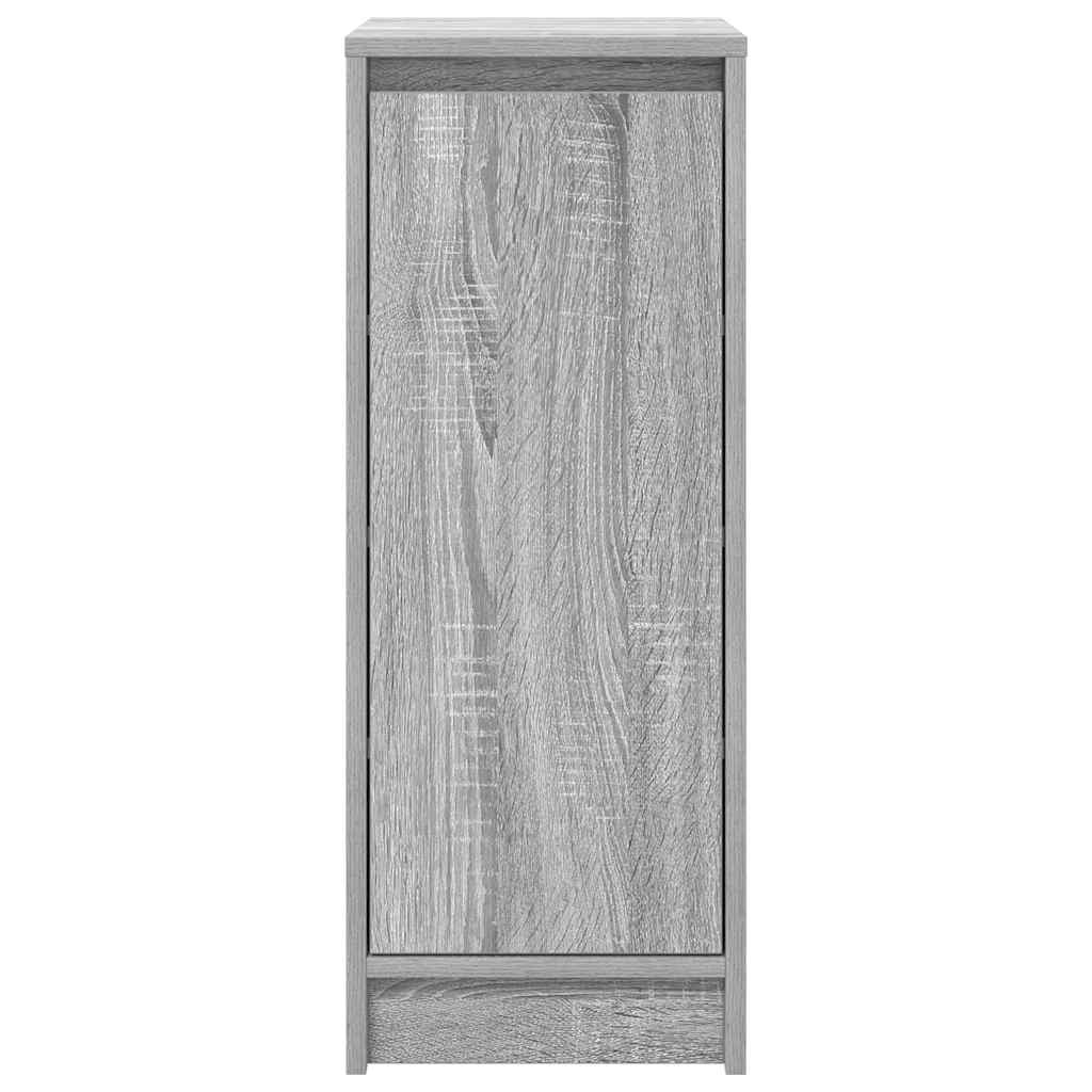 Schuhschrank 29,5X34X76 Cm Holzwerkstoff Grau Sonoma