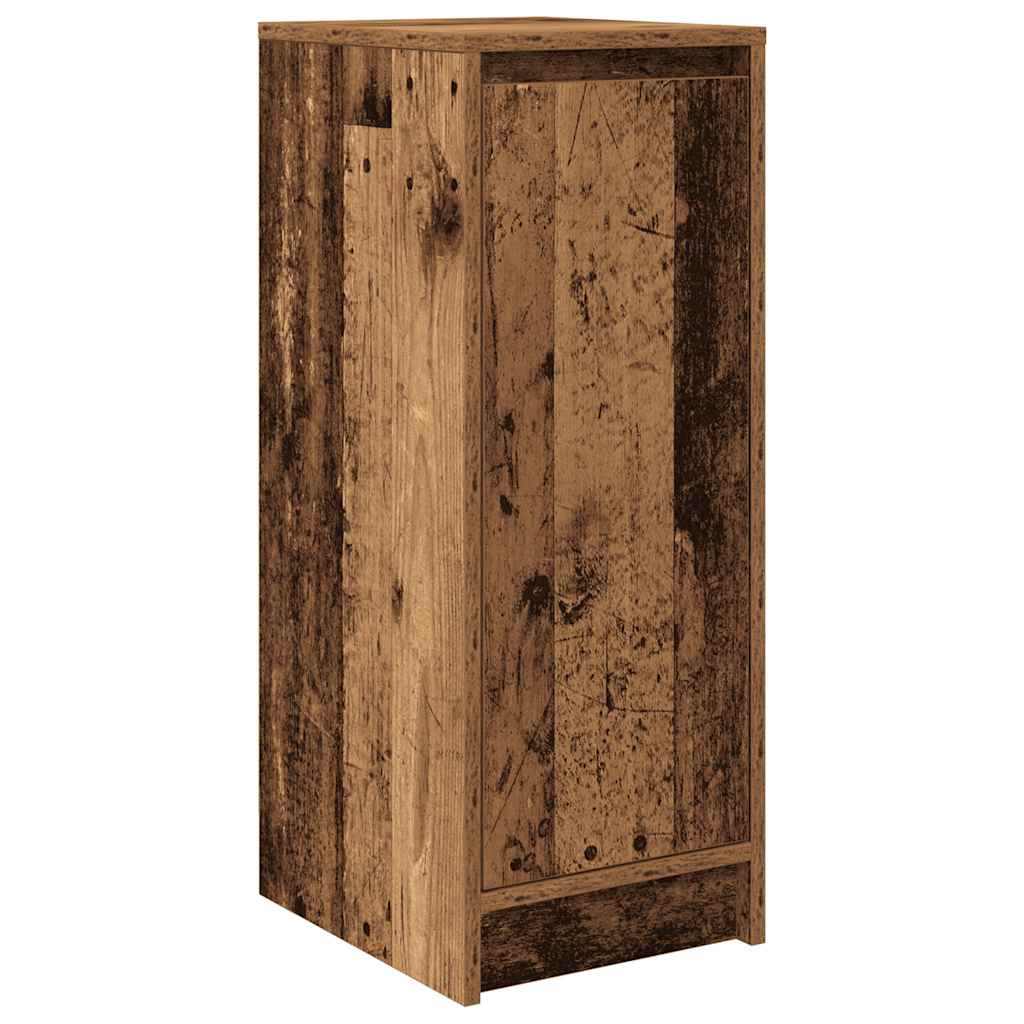Schuhschrank -Optik 29,5X34X76 Cm Holzwerkstoff Altholz