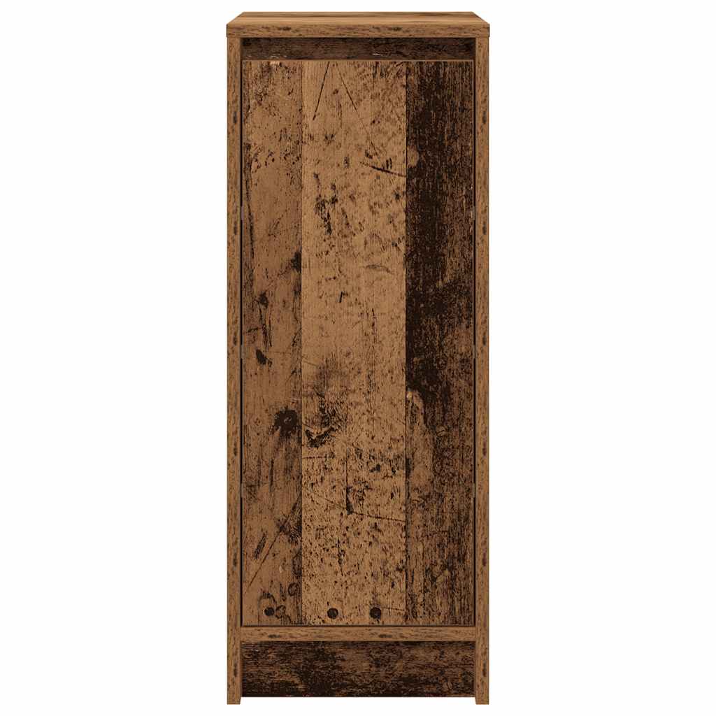 Schuhschrank -Optik 29,5X34X76 Cm Holzwerkstoff Altholz