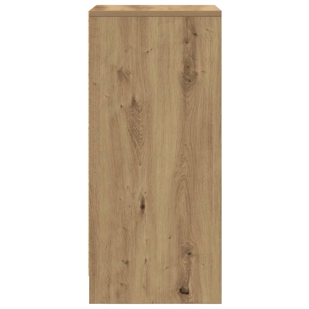 Schuhschrank 29,5X34X76 Cm Holzwerkstoff Artisan-Eiche