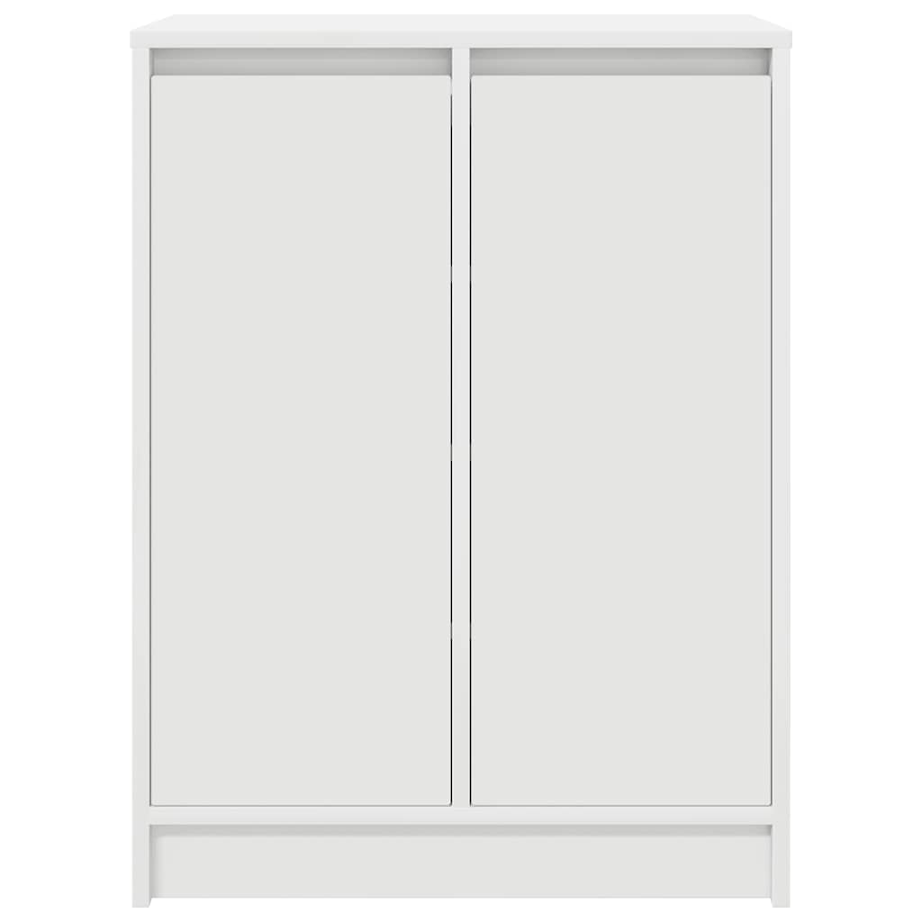 Schuhschrank 57X34X76 Cm Holzwerkstoff Weiß