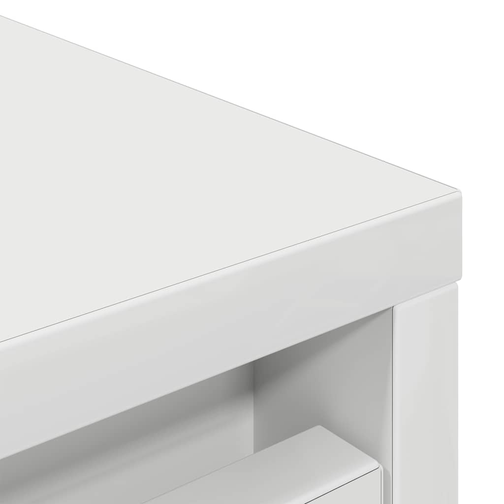 Schuhschrank 57X34X76 Cm Holzwerkstoff Weiß