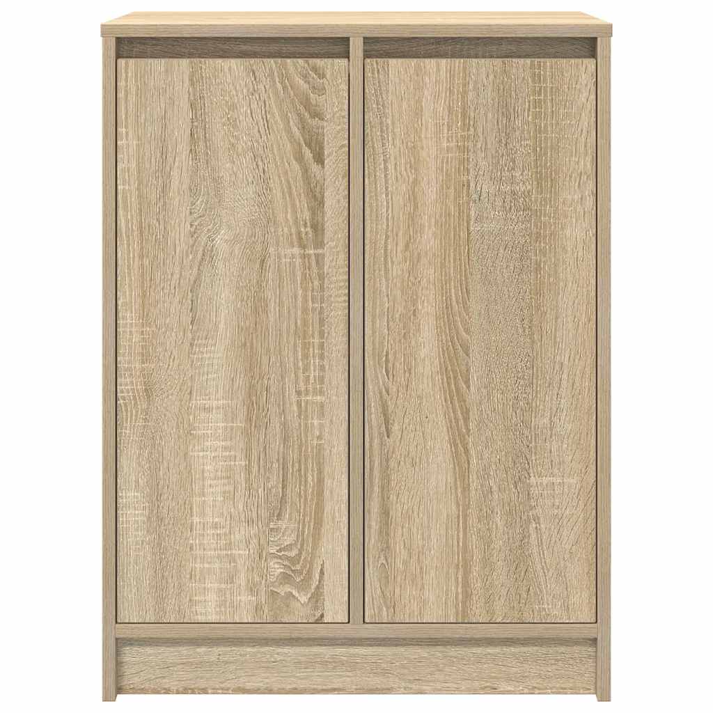 Schuhschrank Sonoma-Eiche 57X34X76 Cm Holzwerkstoff Sonoma Eiche