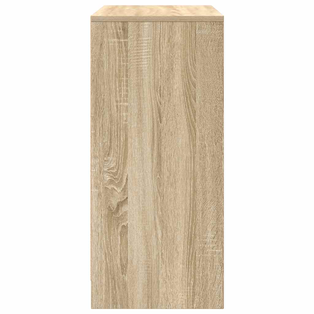 Schuhschrank Sonoma-Eiche 57X34X76 Cm Holzwerkstoff Sonoma Eiche