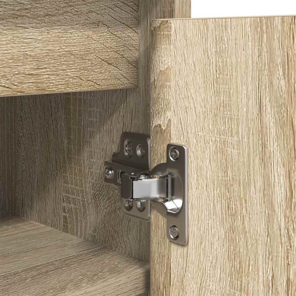 Schuhschrank Sonoma-Eiche 57X34X76 Cm Holzwerkstoff Sonoma Eiche