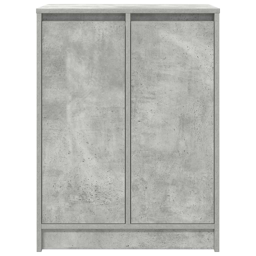 Schuhschrank 57X34X76 Cm Holzwerkstoff Betongrau