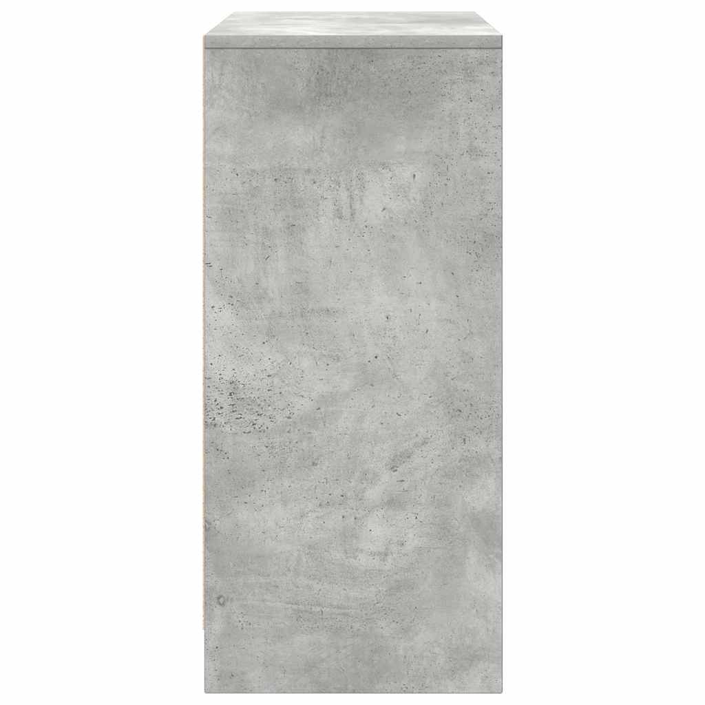 Schuhschrank 57X34X76 Cm Holzwerkstoff Betongrau