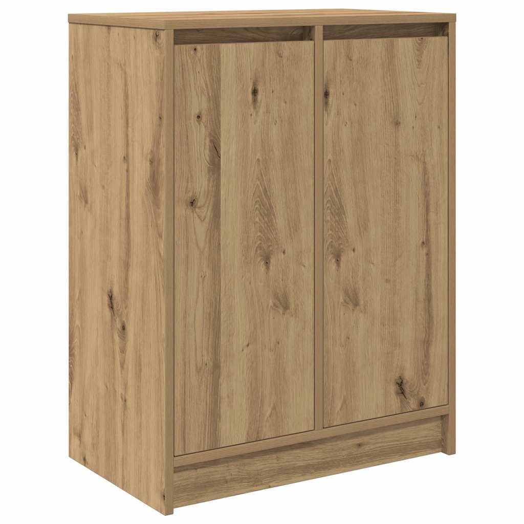 Schuhschrank 57X34X76 Cm Holzwerkstoff Artisan-Eiche