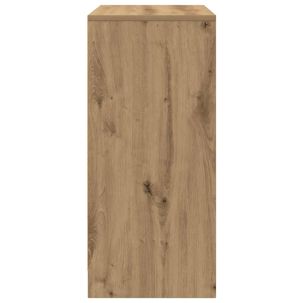 Schuhschrank 57X34X76 Cm Holzwerkstoff Artisan-Eiche