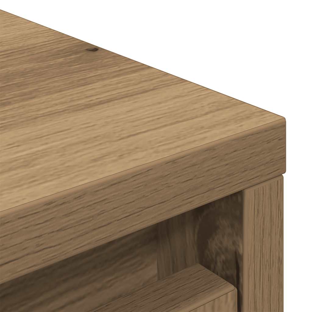Schuhschrank 57X34X76 Cm Holzwerkstoff Artisan-Eiche
