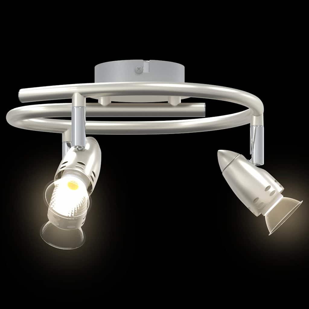 Deckenstrahler Mit Strahlern Nickel 24 X 22 X 12,5 Cm Metall
