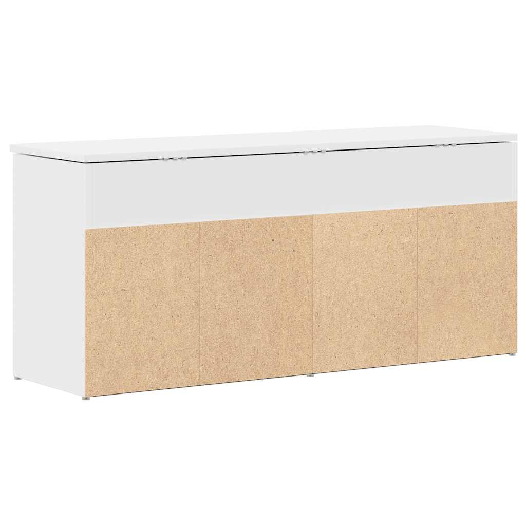 Schuhbank 102X30,5X45 Cm Holzwerkstoff Weiß