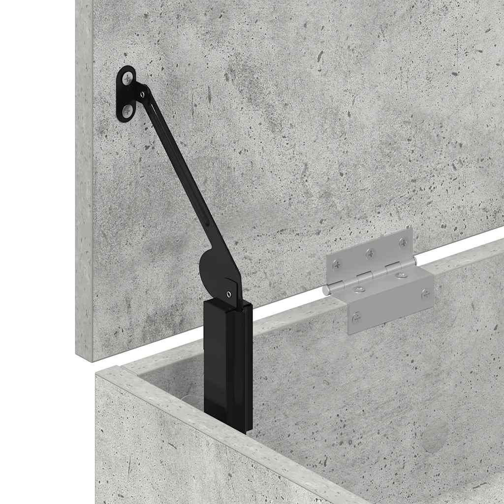 Schuhbank 102X30,5X45 Cm Holzwerkstoff Betongrau