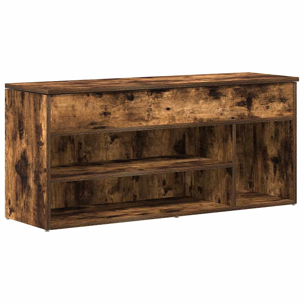 Schuhbank 102X30,5X45 Cm Holzwerkstoff Räuchereiche