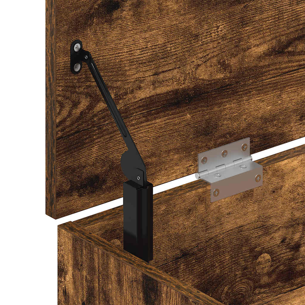 Schuhbank 102X30,5X45 Cm Holzwerkstoff Räuchereiche