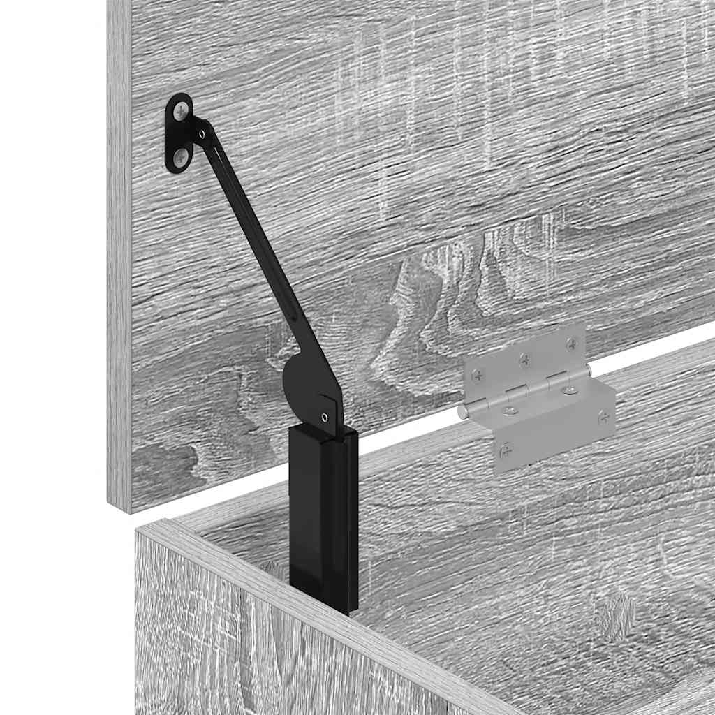 Schuhbank 102X30,5X45 Cm Holzwerkstoff Grau Sonoma