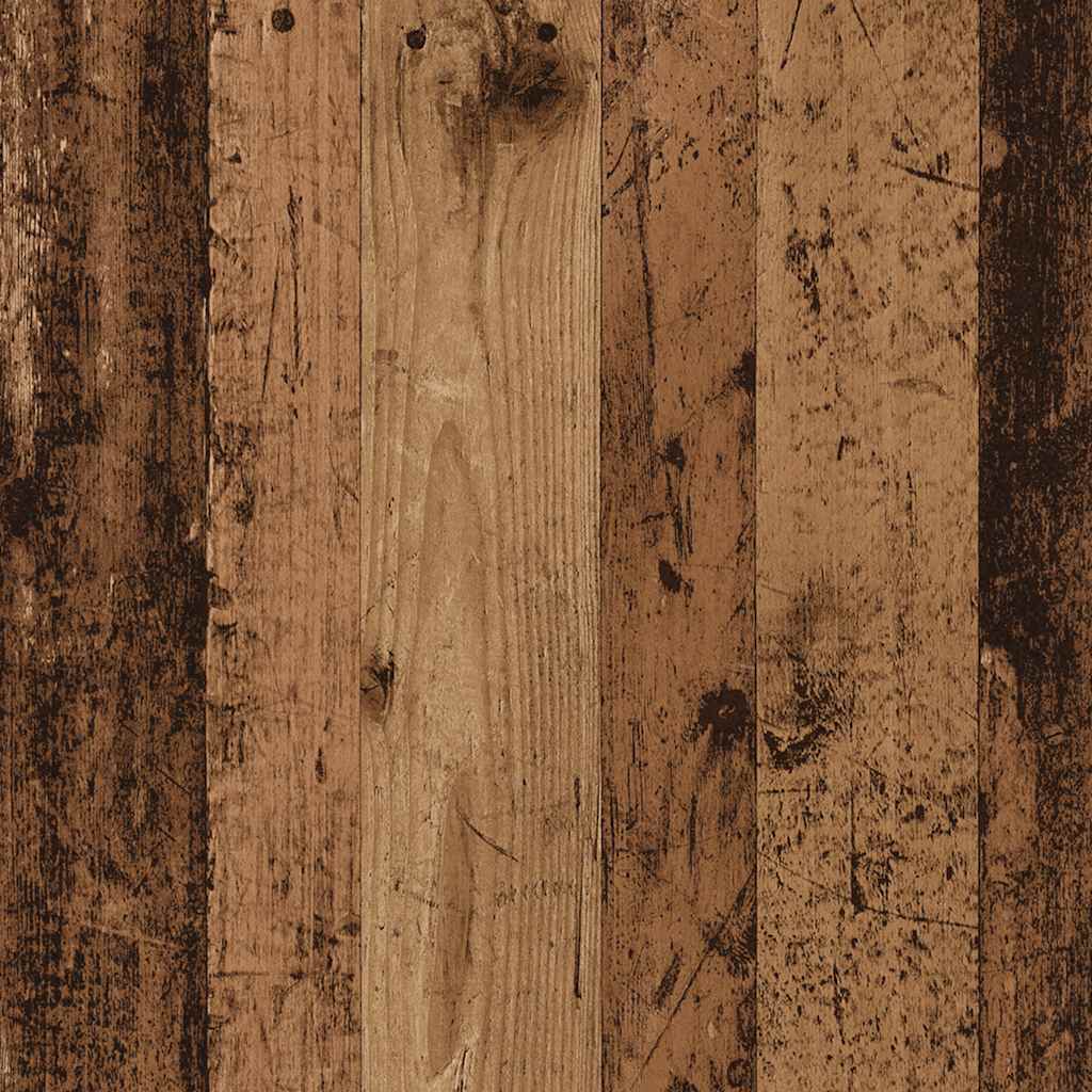 Schuhbank -Optik 102X30,5X45 Cm Holzwerkstoff Altholz