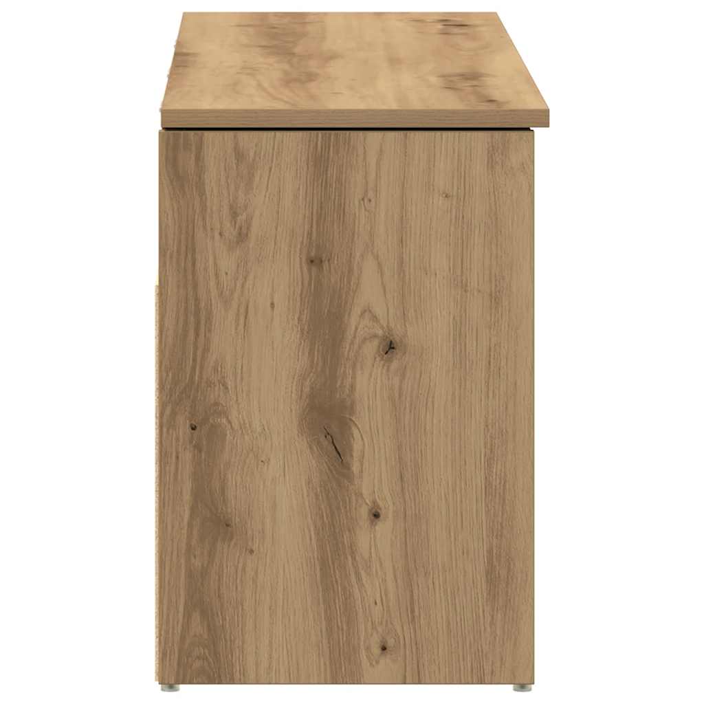 Schuhbank 102X30,5X45 Cm Holzwerkstoff Artisan-Eiche