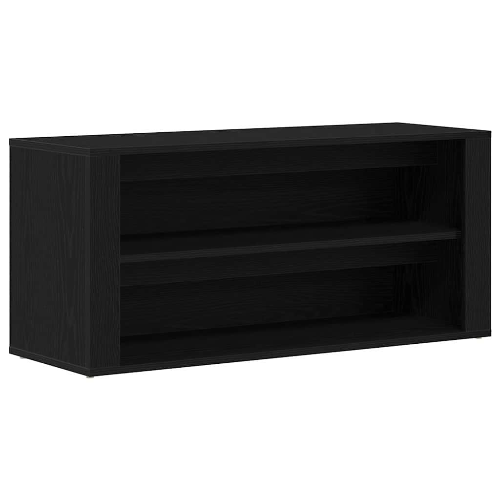 Schuhbank 100 X 35 X 45 Cm Holzwerkstoff Schwarze Eiche