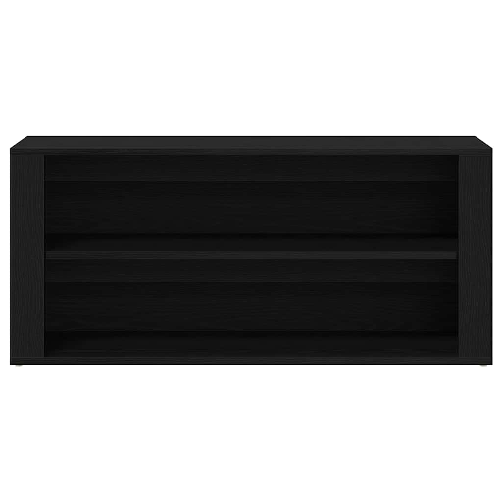 Schuhbank 100 X 35 X 45 Cm Holzwerkstoff Schwarze Eiche