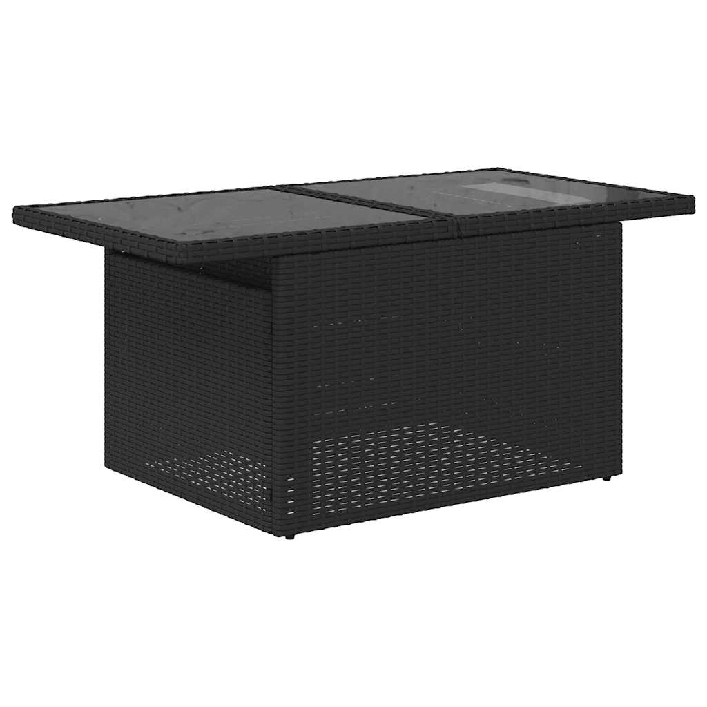 11-Tlg. Garten-Sofagarnitur Mit Kissen Poly Rattan