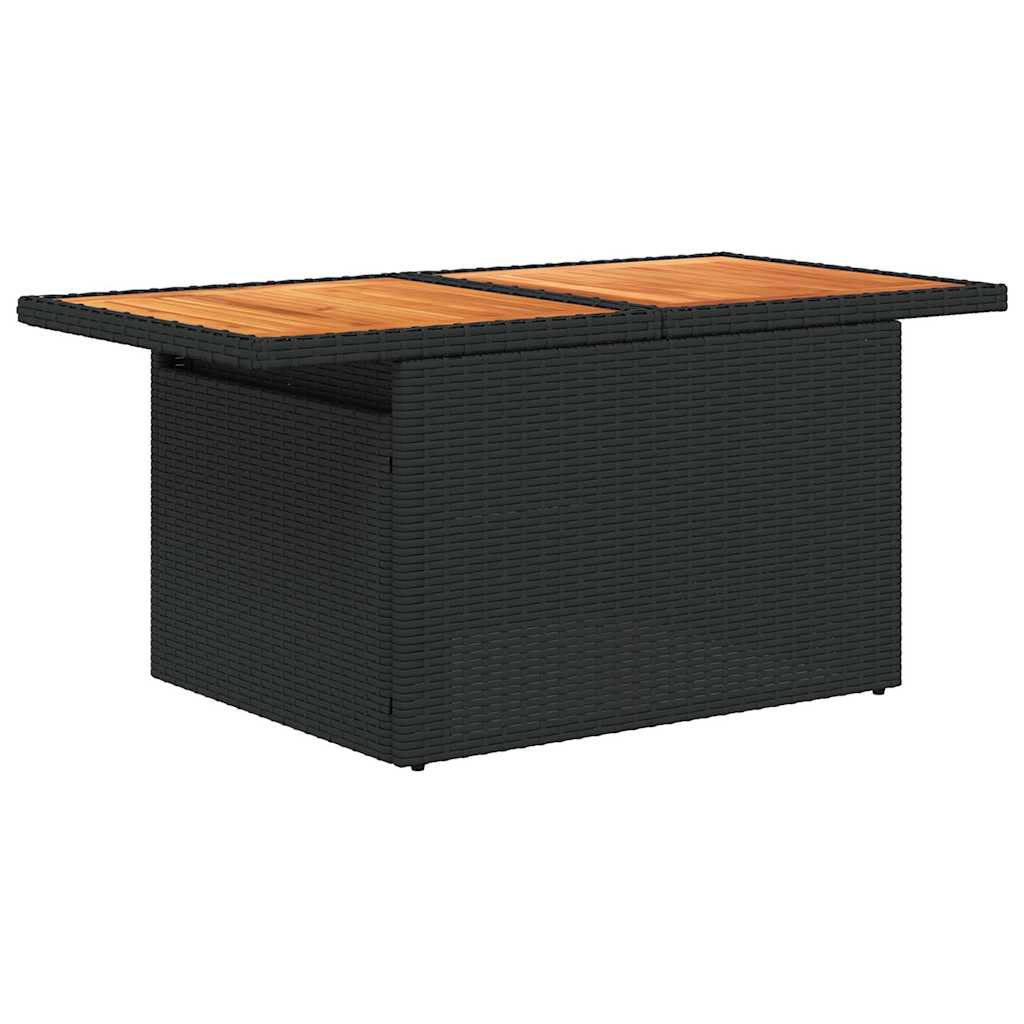 7-Tlg. Garten-Sofagarnitur Mit Kissen Poly Rattan