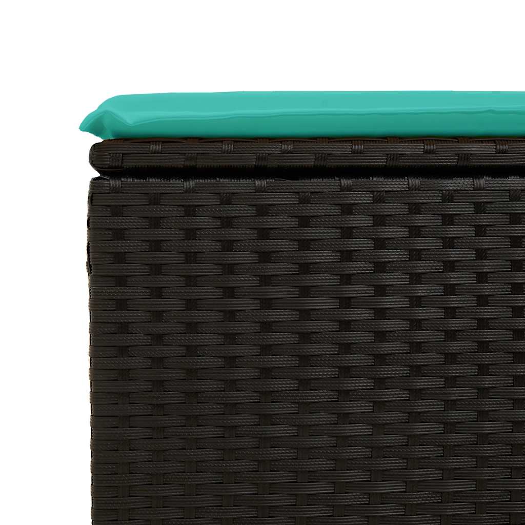 6-Tlg. Garten-Sofagarnitur Mit Kissen Poly Rattan