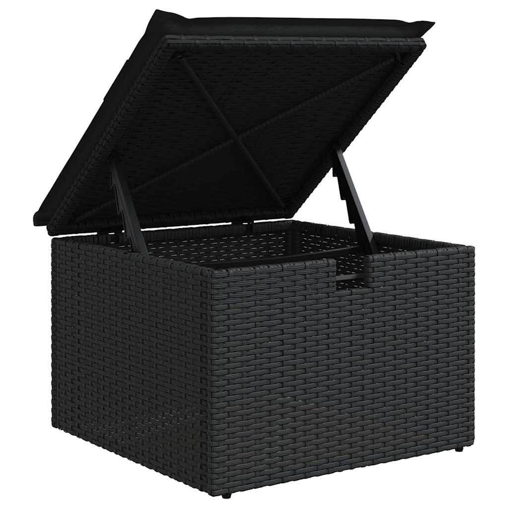 6-Tlg. Garten-Sofagarnitur Mit Kissen Poly Rattan