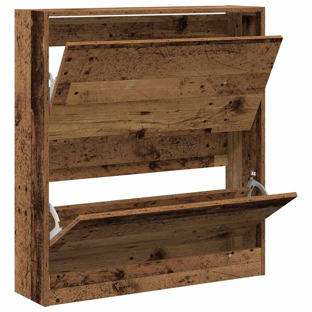 Schuhschrank Mit Regal Holzwerkstoff