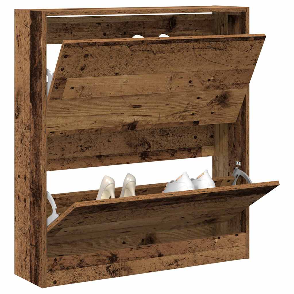 Schuhschrank Mit Regal Holzwerkstoff