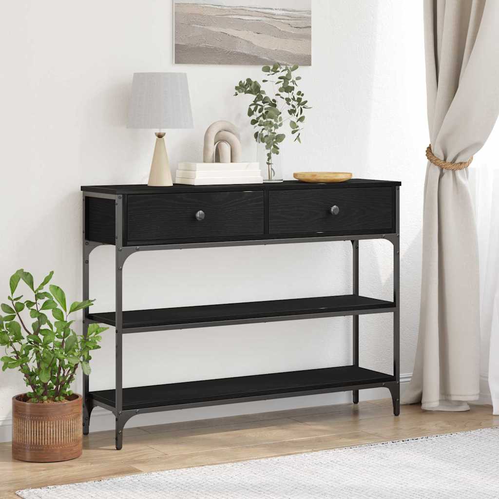 Konsolentisch Mit Regal 72,5 X 25 X 75 Cm Holzwerkstoff
