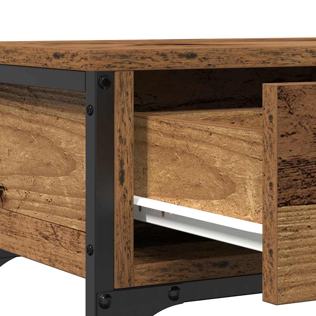 Konsolentisch Mit Regal 72,5 X 25 X 75 Cm Holzwerkstoff