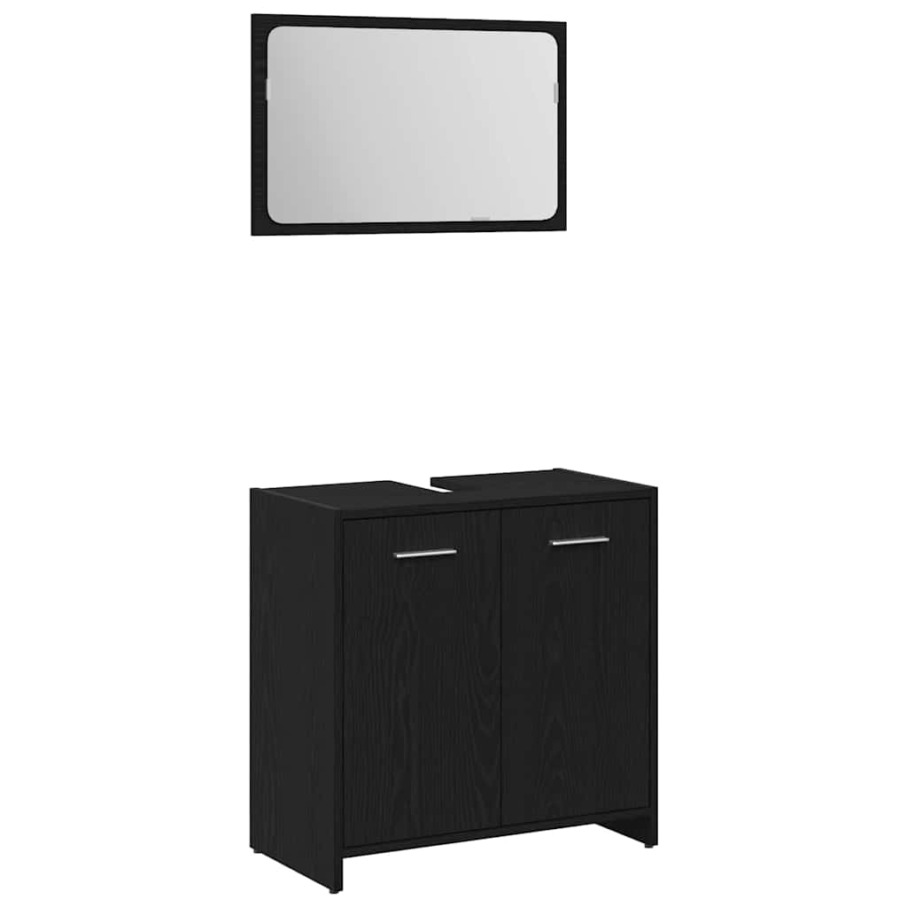 Badezimmermöbel-Set 3 Pcs Holzwerkstoff