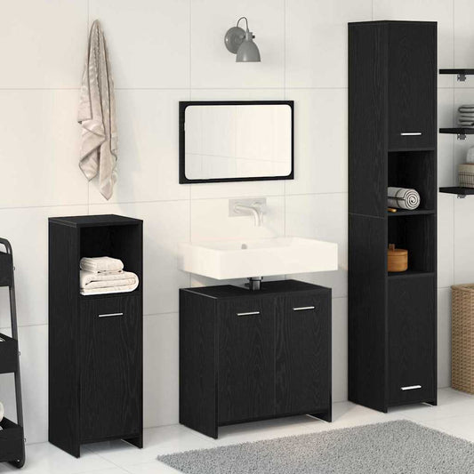 Badezimmermöbel-Set 4 Pcs Holzwerkstoff